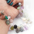 1  Long Strand Multi Stone Smooth Briolettes - Pear Shape Mix Stone Briolettes - 12mmx10mm-20mmx16mm -10.5 Inches BR3095
