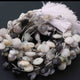 1 Strand Dendrite Opal Faceted Cushion Shape Briolettes - Dendrite Opal Cushion Shape Beads 8mm 7.5 Inches BR0153 - Tucson Beads