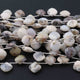 1 Strand Dendrite Opal Faceted Cushion Shape Briolettes - Dendrite Opal Cushion Shape Beads 8mm 7.5 Inches BR0153 - Tucson Beads