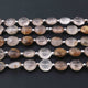1 Strand Golden Rutile Faceted Coin Briolettes - Golden Rutile Coin  6mm 8 Inches BR0187 - Tucson Beads