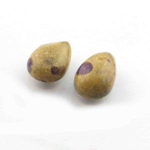 11 Pcs Amazing Genuine Gogunjula Smooth  Cabochon - Pear Shape Loose Gemstone -12mmx8mm  LGS807 - Tucson Beads