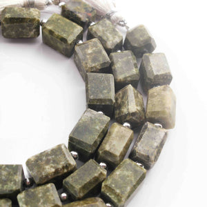 1 Strand Vessonite Faceted Briolettes  - Vassonite Faceted Nuggets Beads 11mmx9mm -13mmx11mm 9 Inches BR652 - Tucson Beads