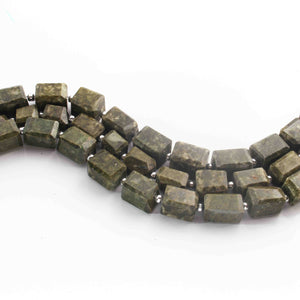 1 Strand Vessonite Faceted Briolettes  - Vassonite Faceted Nuggets Beads 11mmx9mm -13mmx11mm 9 Inches BR652 - Tucson Beads