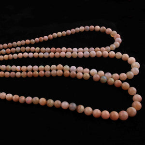 1 Strand Ethiopian Welo Opal Smooth Round Balls Beads 6mm-8mm - 15 Inches long BR0852 - Tucson Beads