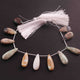 1 Strand Mix Stone  Briolettes  Pear shape Beads 18mmx10mm- 23mmx8mm-8 Inches BR1787 - Tucson Beads