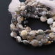 1 Strand Dendrite Opal Faceted Coin & Heart Shape Briolettes - Dendrite Opal Coin & Heart Shape Beads 11mm 7.5 Inches BR0194 - Tucson Beads