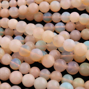 1 Strand Ethiopian Welo Opal Smooth Round Balls Beads 4mm-7mm - 17 Inches BR0850 - Tucson Beads