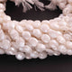 1 Strands White  Silverite Faceted  Briolettes - Oval  Briolettes 9mmx7mm-10mmx7mm 15 Inches BR354 - Tucson Beads