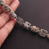 1 Strand Beautiful  Dalmatian  Jasper Faceted tumble  Beads Briolettes -  Dalmatian  jasper Briolette 9mmx6mm-12mmx8mm 9 Inches BR3100
