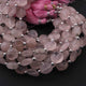 1 Strand Rose Quartz  Faceted Coin Briolettes -Rose Quartz  Shape Briolettes - 11mm-8 inch BR0156 - Tucson Beads