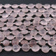 1 Strand Rose Quartz  Faceted Coin Briolettes -Rose Quartz  Shape Briolettes - 11mm-8 inch BR0156 - Tucson Beads