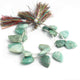 1 Long Strand Amazonite Faceted Fancy Shape Briolettes  - Faceted Briolettes  21mmx13mm-22mmx15mm 9 Inches BR750 - Tucson Beads