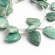 1 Long Strand Amazonite Faceted Fancy Shape Briolettes  - Faceted Briolettes  21mmx13mm-22mmx15mm 9 Inches BR750 - Tucson Beads
