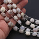 1 Strand Dendrite Opal Faceted Heart Shape Briolettes - Dendrite Opal Heart Shape Beads 10mm 8 Inches BR0161 - Tucson Beads