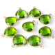 28 Pcs Peridot  925 Sterling Vermeil Gemstone Faceted Heart Shape Single Bail Pendant -18mmx15mm SS970 - Tucson Beads