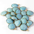 6 Pcs Turquoise 925 Sterling Vermeil Gemstone Faceted Heart Shape Connector & Pendant -21mmx15mm-18mmx15mm SS991