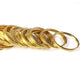 10 Pcs Designer 24k Gold Plated Round Charm ,Copper Design Pendant ,Jewelry Making 30mm GPC317 - Tucson Beads