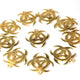10 Pcs Designer Fancy Crescent Moon Gold Plated Pendant 24k Gold Plated Crescent Pendant ,Jewelry Making BulkLot 31mmx29mm GPC136 - Tucson Beads