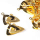 5 Pcs Beautiful Fancy Charm Pendant 24K Gold Plated on Copper - Fancy Pendant 21mmx21mm GPC781 - Tucson Beads
