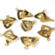 5 Pcs Beautiful Fancy Charm Pendant 24K Gold Plated on Copper - Fancy Pendant 21mmx21mm GPC781 - Tucson Beads