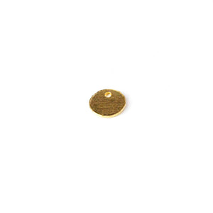 25 Pcs Designer 24k Gold Plated Copper Stamping Blanks,Round Charm Brush Copper Discs Great For Earrings,Jewelry Making BulkLot 8mm GPC504 - Tucson Beads