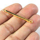 10 Pcs Copper Bars Connector Charm Antique Copper Plated Metal 35mmx4mm GPC 267 - Tucson Beads