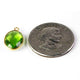 5 Pcs Peridot Oval Shape 925 Sterling Vermeil Gemstone Single Bail Pendant -18mmx11mm SS664 - Tucson Beads