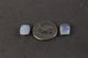 5 Pcs Ice Quartz Rectangle Shape Oxidized Sterling Silver Faceted Pendant/ Connector 18mx11mm SS571 - Tucson Beads