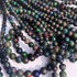 1 Long Strand Black Ethiopian Welo Faceted Rondelles -  4mm-7mm 17 Inches long BR0130