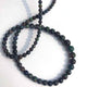 1 Long Strand Black Ethiopian Welo Round Faceted Rondelles - Round Bolls Ethiopian Roundelles Beads 4mm-7mm 17 Inches long BR0130 - Tucson Beads