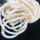1 Long Strand Ethiopian Welo Opal Faceted Rondelles - Ethiopian Roundelles Beads 4mm-9mm - 17 Inches long BR0133 - Tucson Beads
