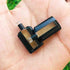 Matched Pairs Natural Fluorite,Black Onyx Joined Smooth Bottle Shape Loose Gemstone 26mmx14mm BG001