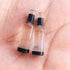 Matched Pairs Natural Crystal Quartz ,Blue Quartz Joined Smooth Bottle Shape Loose Gemstone 28mmx12mm BG004