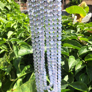 1240 Carats 4 Strands Of Genuine Lavender Opal Necklace - Faceted Round Ball Beads - Rare & Natural Necklace - Stunning Elegant Necklace- SPB0017 - Tucson Beads