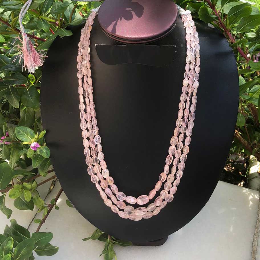 Morganite Gemstone Beads Pink Morganite Smooth Beads for Jewelry Making  Natural Pink Morganite Rondelle Pink Beads for Jewelry Making 
