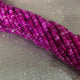 1  Long Strand Beautiful Shaded Hot Pink Opal Smooth Heishi Tyre Beads -Hot pink Opal Gemstone Beads- 4mm-6mm-13 Inches BR02985 - Tucson Beads