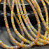 1 Long Strand Ethiopian Welo Opal Smooth Rondelles - Ethiopian Roundelles Beads 3mm-5mm 16 Inches BR03088