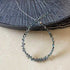 AA Super Quality Indigo Sapphire Faceted Briolettes - Teardrop Shape Gemstone Beads, -3mmx2mm-5mmx3mm-6.5 Inches-BR03006