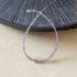 AA Super Quality Shaded Purple Sapphire Faceted Briolettes - Teardrop Gemstone Beads, -2mm-3mm-6.5 Inches-BR03017