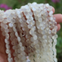 1 Strand Fine Making , Top Quality Cutting ,White Moonstone Faceted Briolettes - Heart Shape Beads 6mm-7mm 8 Inches BR4141