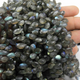 1 Strand Labradorite Faceted Pear Briolettes - Labradorite Briolettes 8mmx6mm-13mmx7mm 10 Inches BR964 - Tucson Beads