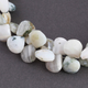 1 Strand Green Moss Agate Faceted Heart Shape Biolettes 11mmX12mm -14mmx14mm 8Inches BR4307 - Tucson Beads
