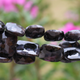 1 Strand Natural Snowflake Obsidian Gemstone Briolette Beads, Square Beads, Briolette beads,Faceted Beads -17mm 8 Inches BR548 - Tucson Beads