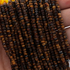 AAA Brown Tiger Eye Micro Faceted Beads3mm  Beads RB094