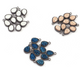 10 Pcs Mystic Druzy Pear Drop Pendant, Oxidized Silver Plated, Titanium Pendant, Bezel Pendant 10mmX6mm PC624 - Tucson Beads
