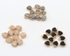 10 Pcs Mystic Druzy Heart Shape Pendant, 24k Gold Plated, Titanium Pendant, Bezel Pendant 10mmX7mm PC631 - Tucson Beads