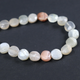 1 Strand Multi Moonstone Faceted Coin Briolettes - Multi Moonstone Coin Beads 6mmx7mm-12mmx12mm 8 Inch BR819 - Tucson Beads