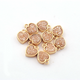 10 Pcs Mystic Druzy Pendant, Heart Shape Pendant, 24k Gold Plated, Titanium Pendant, Bezel Pendant 10mmX7mm PC632 - Tucson Beads