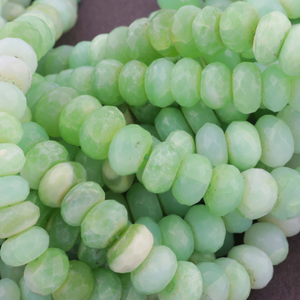 1 Strand Green Opal Faceted Round Briolettes - Round Shape Beads 6mm-7mm 8 Inches BR2217 - Tucson Beads