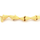 1 Strand 24k Gold Plated Designer Copper Casting Cone Beads - Jewelry- 24mmx23mm 9 Inches GPC347 - Tucson Beads
